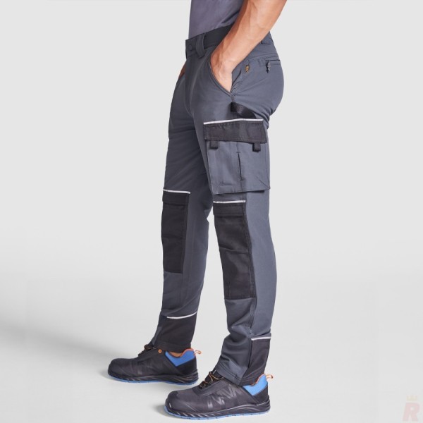Pantalón Largo Técnico Laboral Stretch Multibolsillos Unisex WALL