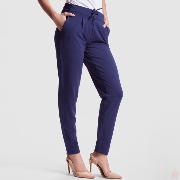 Pantalón Largo Vestir Elástico Pinzas Mujer LARISA