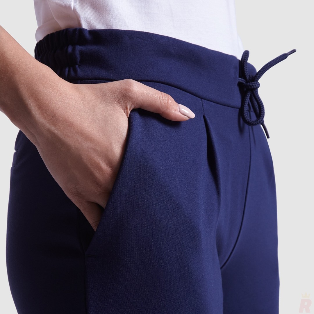 Pantalón Largo Vestir Elástico Pinzas Mujer LARISA