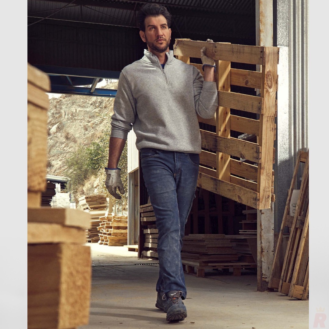 Pantalón Vaquero Largo Multibolsillos Unisex...