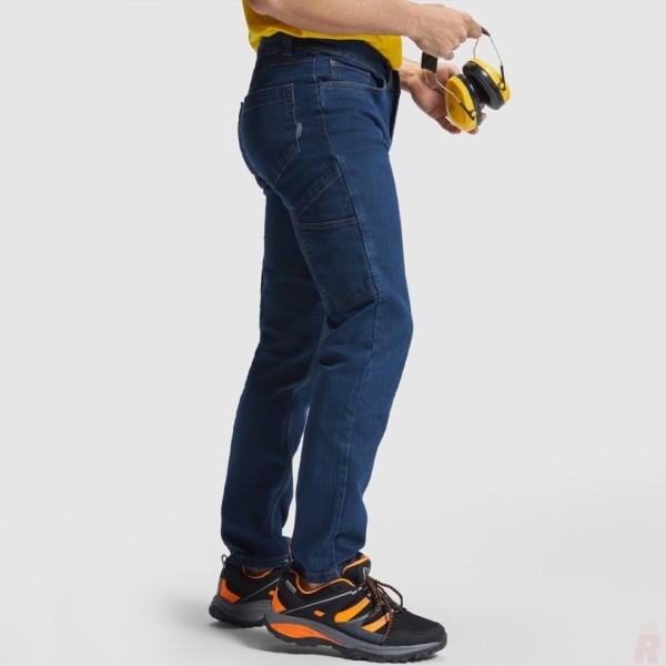 Pantalón Vaquero Largo Multibolsillos Unisex RAPTOR