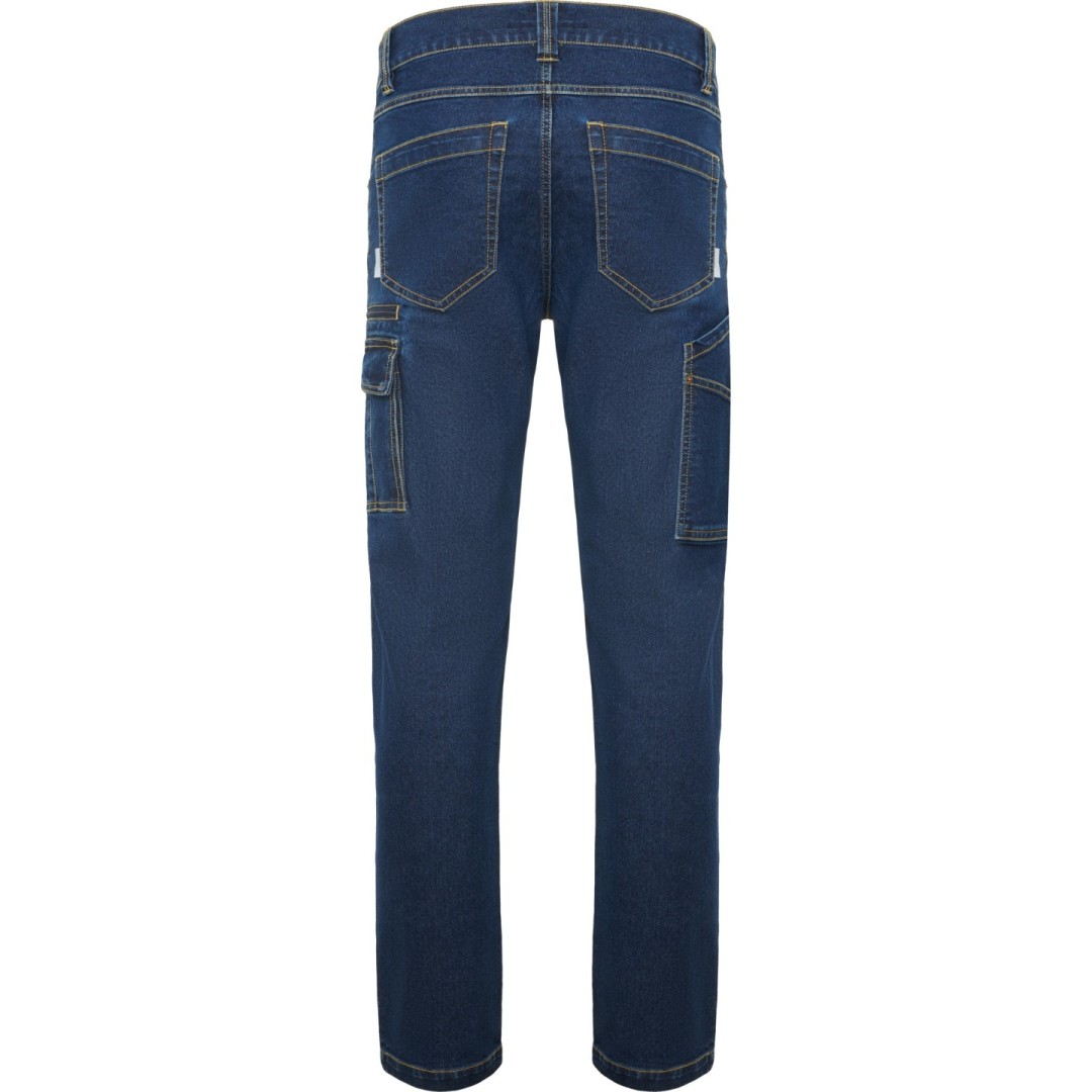 Pantalón Vaquero Largo Multibolsillos Unisex...