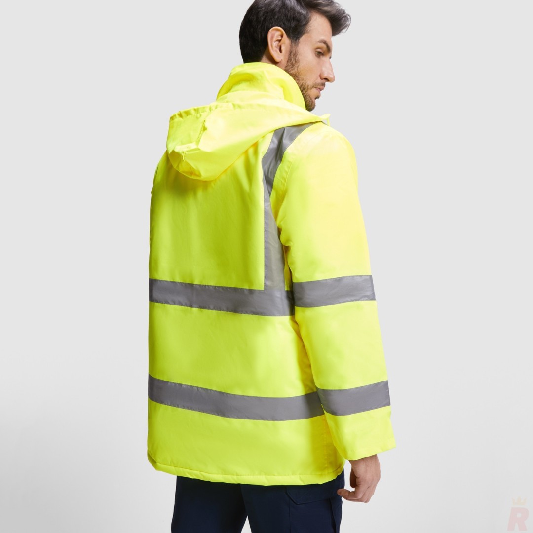Parka Acolchada Alta Visibilidad Combinada...