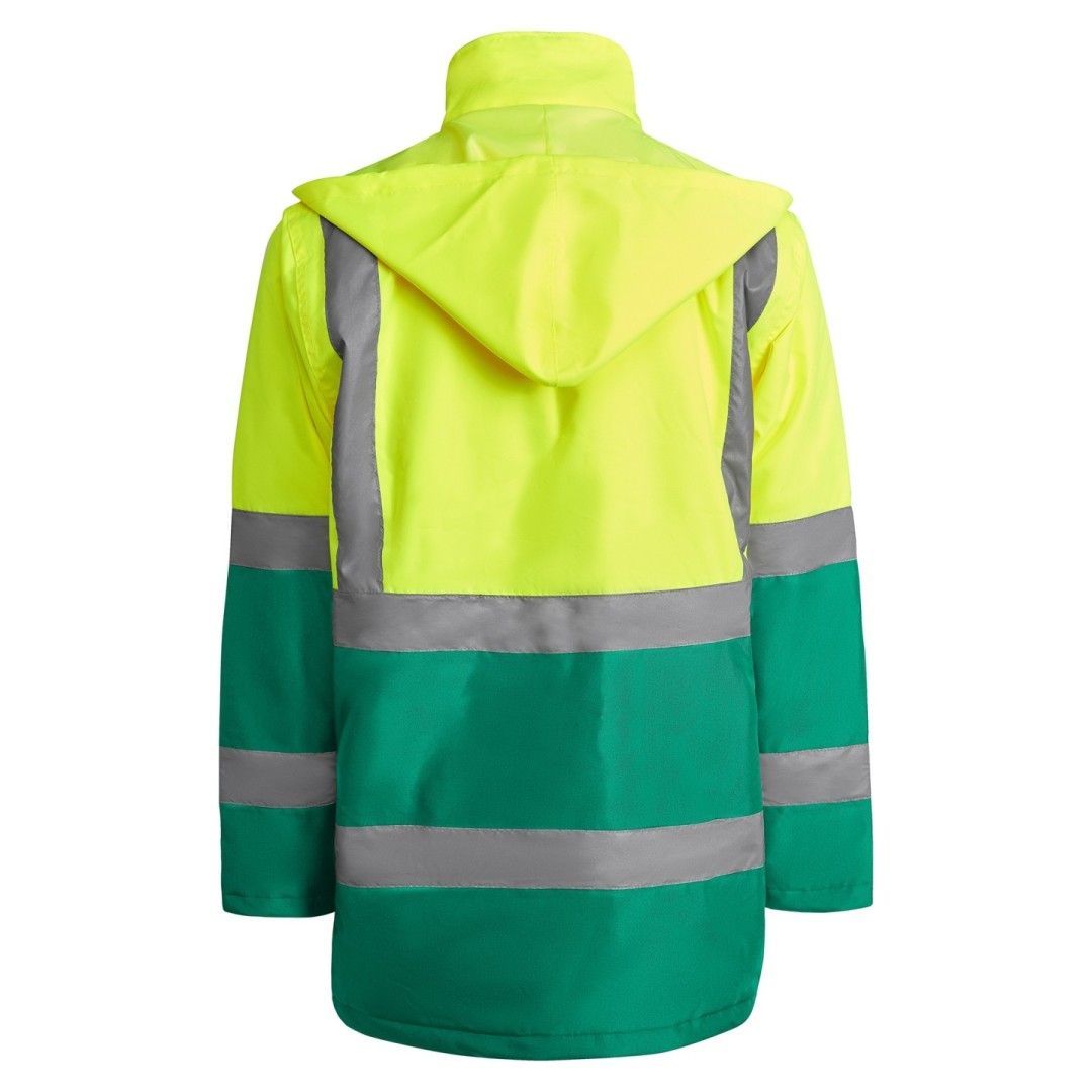 Parka Acolchada Alta Visibilidad Combinada...