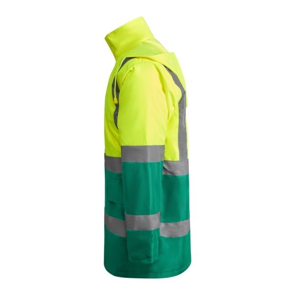 Parka Acolchada Alta Visibilidad Combinada Hombre MERAK