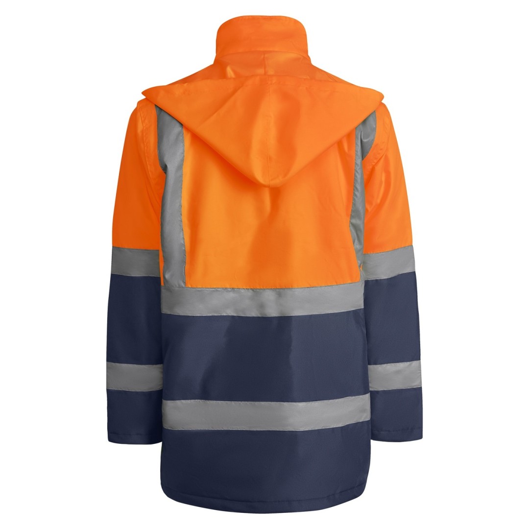 Parka Acolchada Alta Visibilidad Combinada...