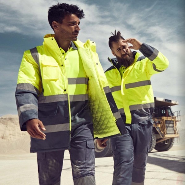 Parka Acolchada Alta Visibilidad Hombre EPSYLON