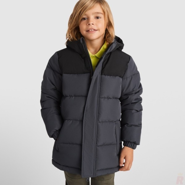 Parka Acolchada Combinada Capucha Fija Infantil TALLIN