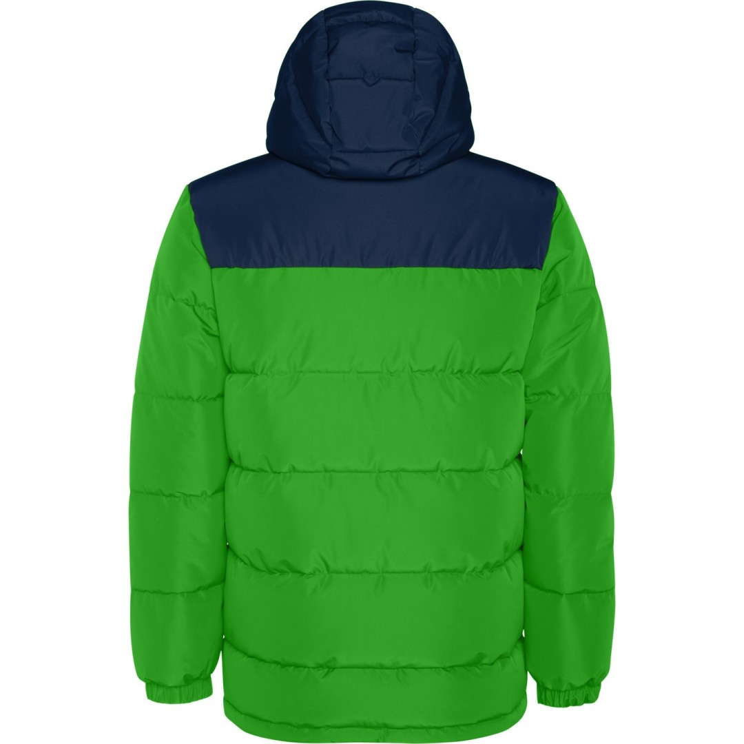 Parka Acolchada Combinada Capucha Fija Infantil...