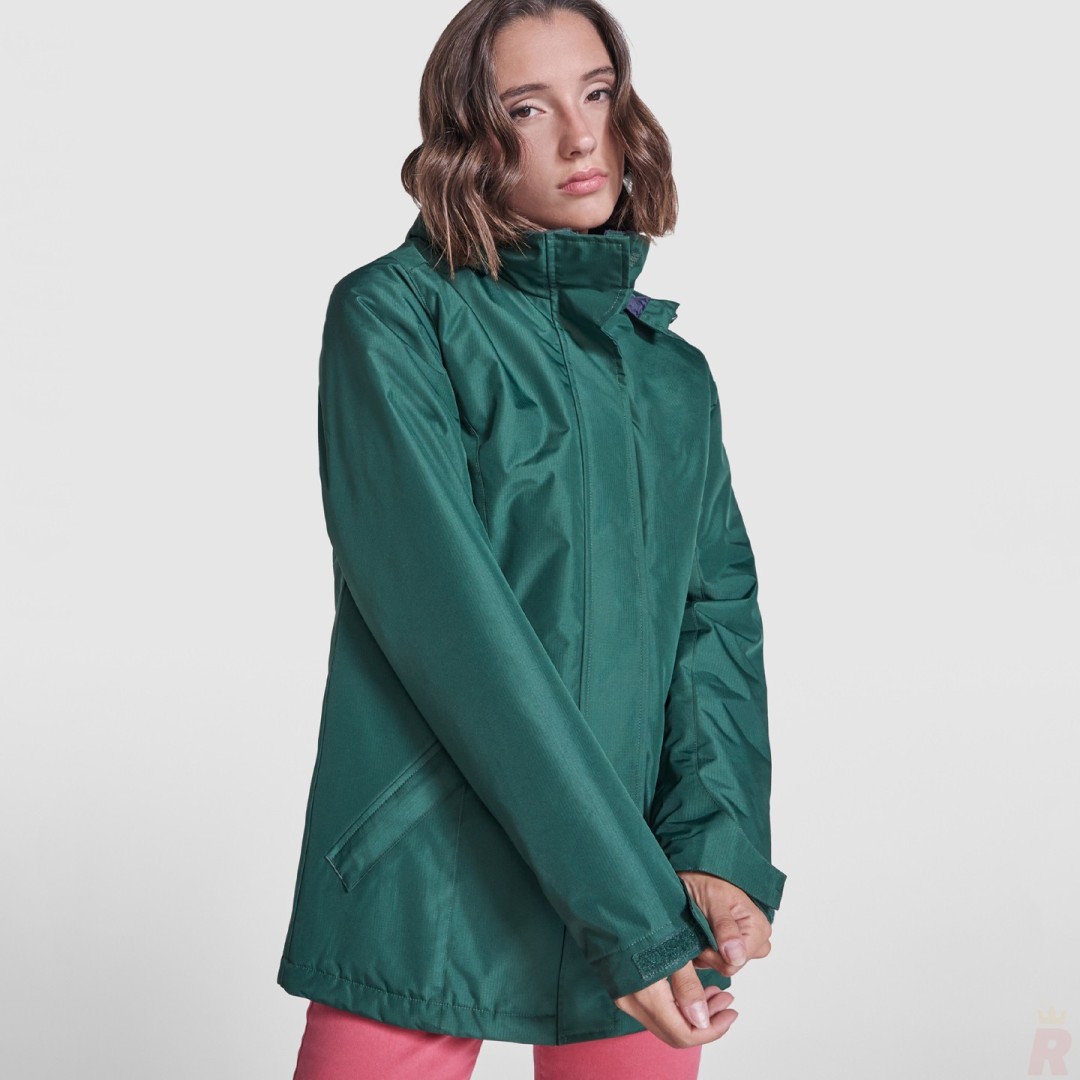 Parka Acolchada Impermeable Entallada ECO Mujer...