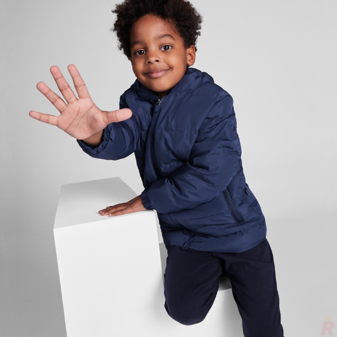 Parka Deportiva Acolchada Capucha Fija Infantil...