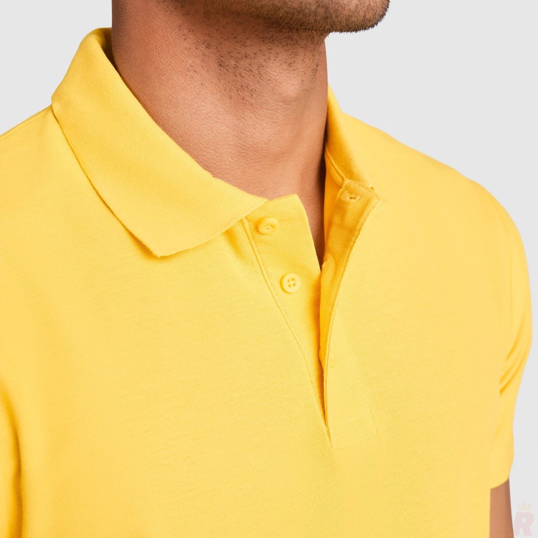 Polo Básico Hombre 100% Algodón Punto Piqué...