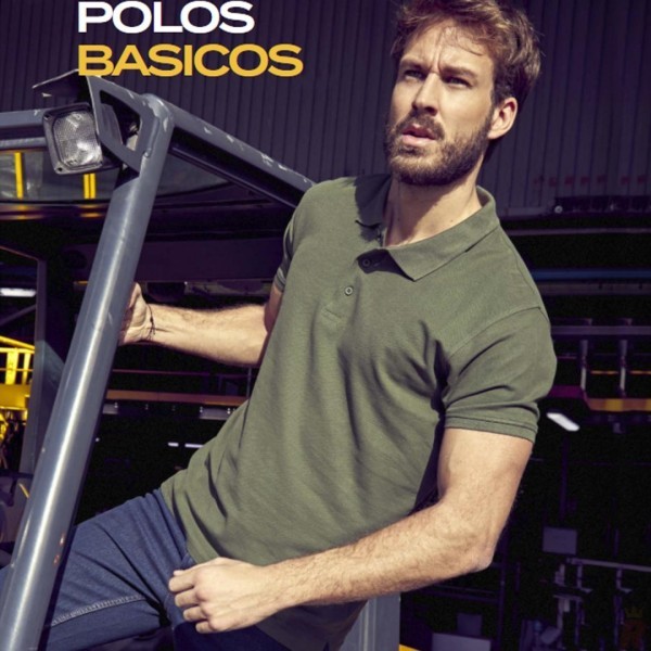 Polo Básico Hombre 100% Algodón Punto Piqué STAR