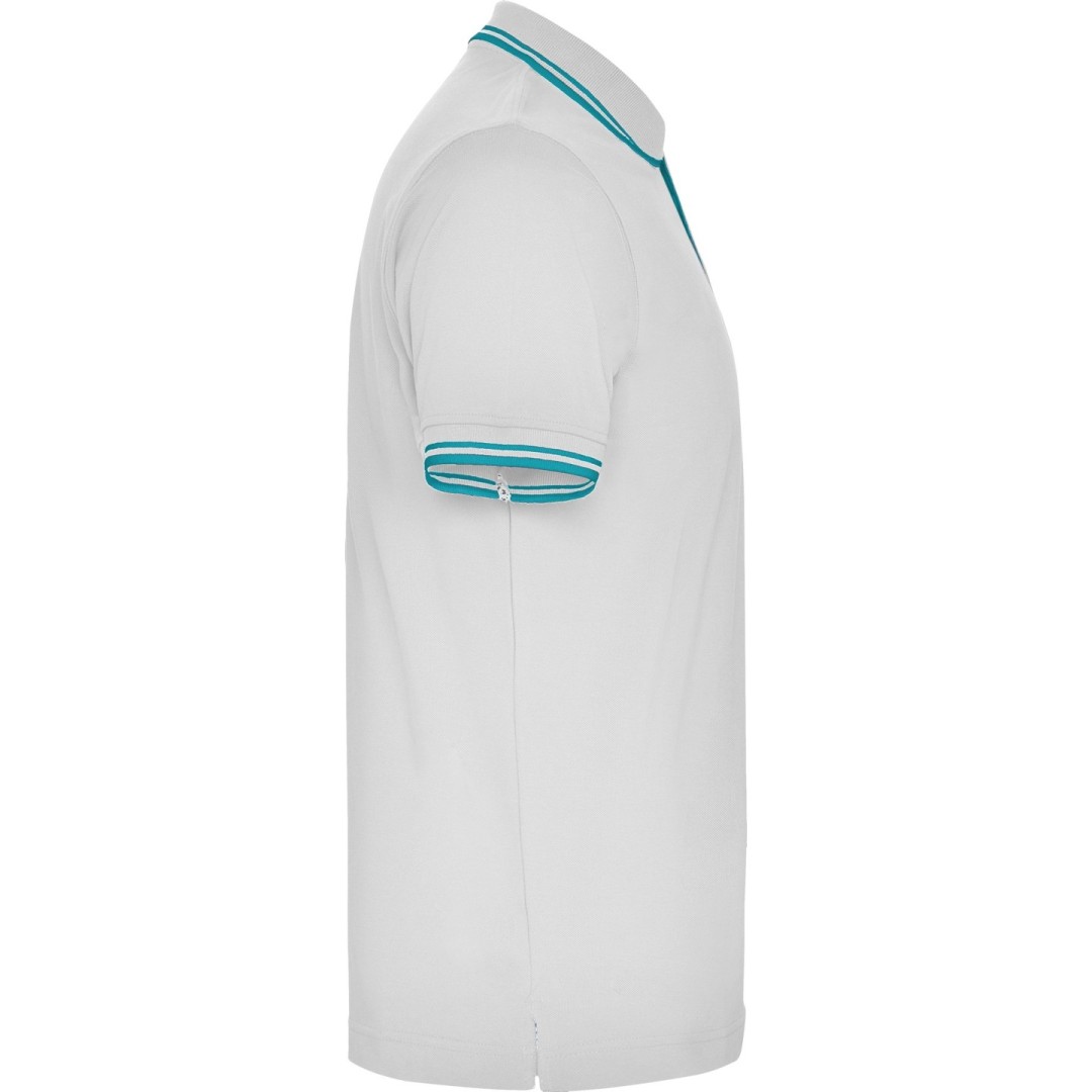 Polo Combinado Bicolor Hombre 100% Algodón...