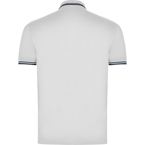 Polo Combinado Bicolor Hombre 100% Algodón Peinado MONTREAL