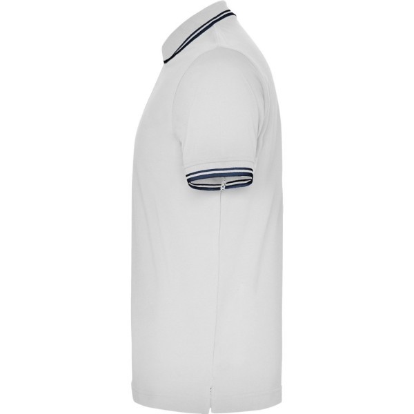 Polo Combinado Bicolor Hombre 100% Algodón Peinado MONTREAL