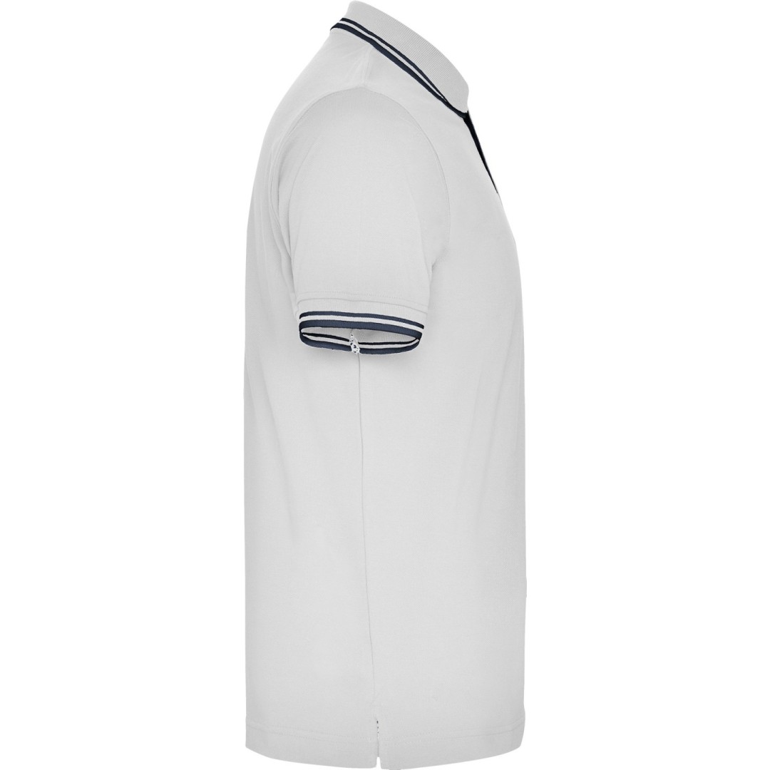 Polo Combinado Bicolor Hombre 100% Algodón...