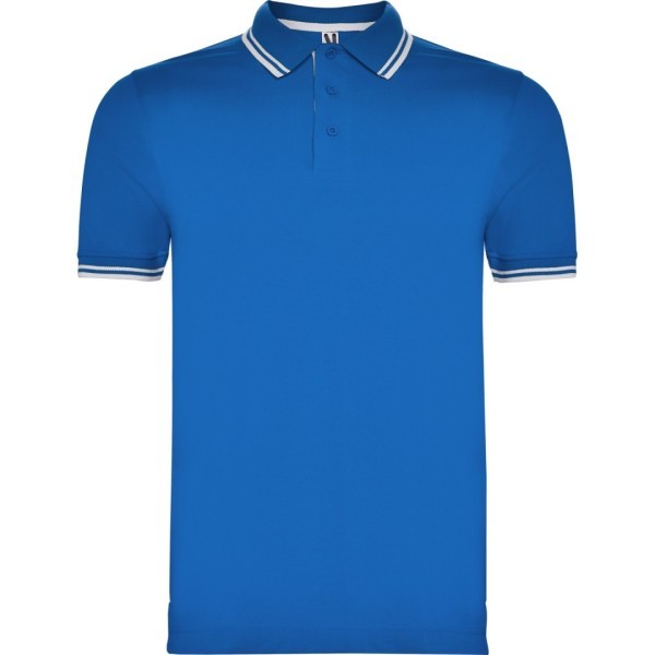 Polo Combinado Bicolor Hombre 100% Algodón Peinado MONTREAL