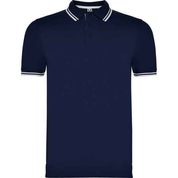 Polo Combinado Bicolor Hombre 100% Algodón Peinado MONTREAL