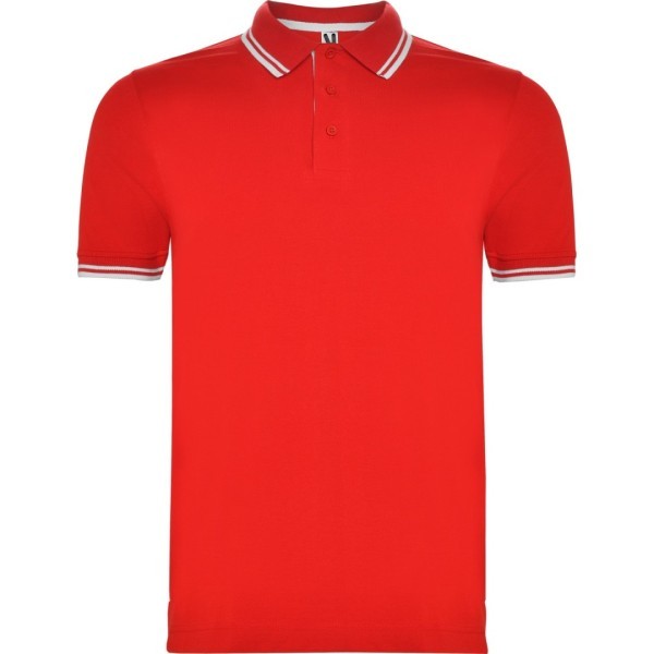 Polo Combinado Bicolor Hombre 100% Algodón Peinado MONTREAL