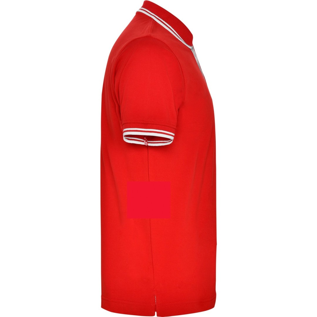 Polo Combinado Bicolor Hombre 100% Algodón...