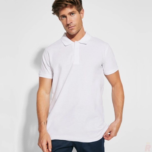 Polo Hombre Alimentación Manga Corta 100% Algodón Piqué ROVER