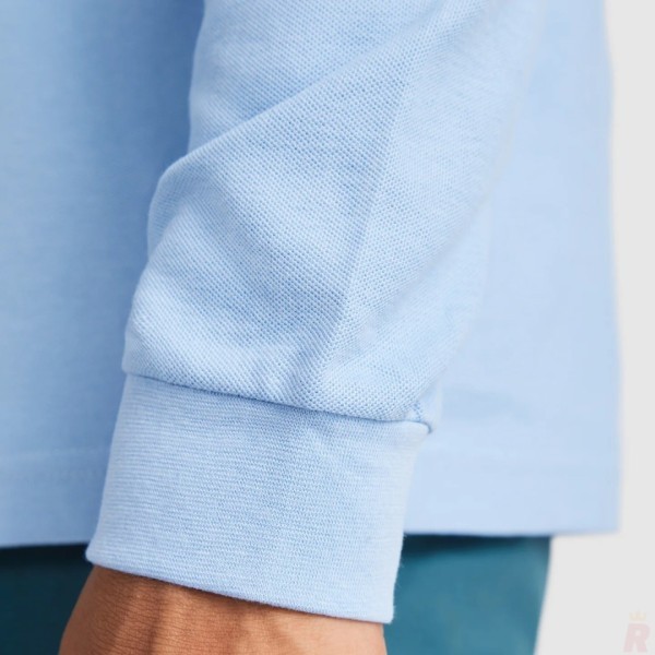 Polo Hombre Manga Larga 100% Algodón Piqué ESTRELLA L/S