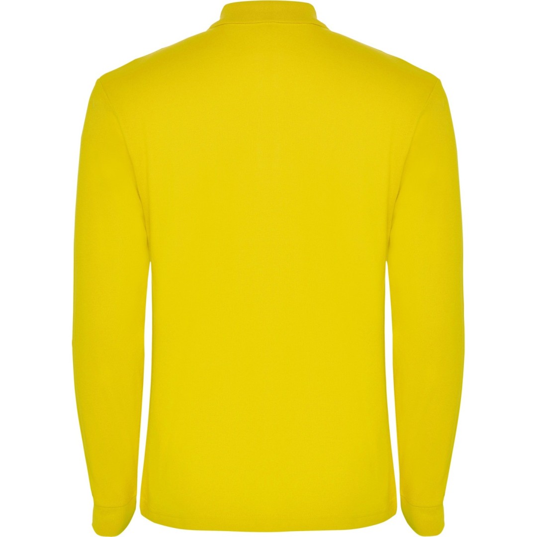 Polo Hombre Manga Larga 100% Algodón Piqué...