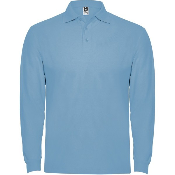 Polo Hombre Manga Larga 100% Algodón Piqué ESTRELLA L/S