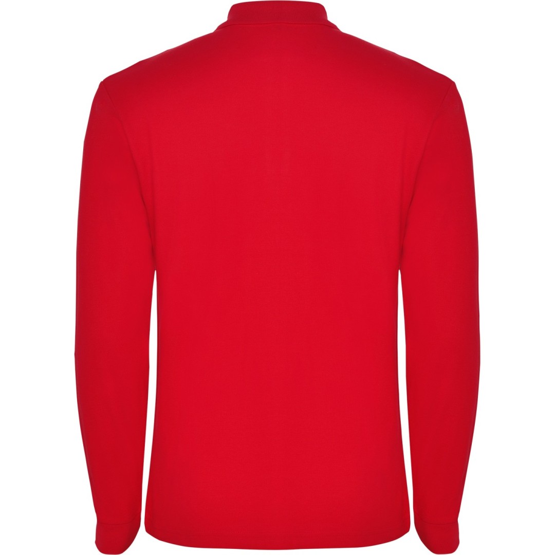 Polo Hombre Manga Larga 100% Algodón Piqué...