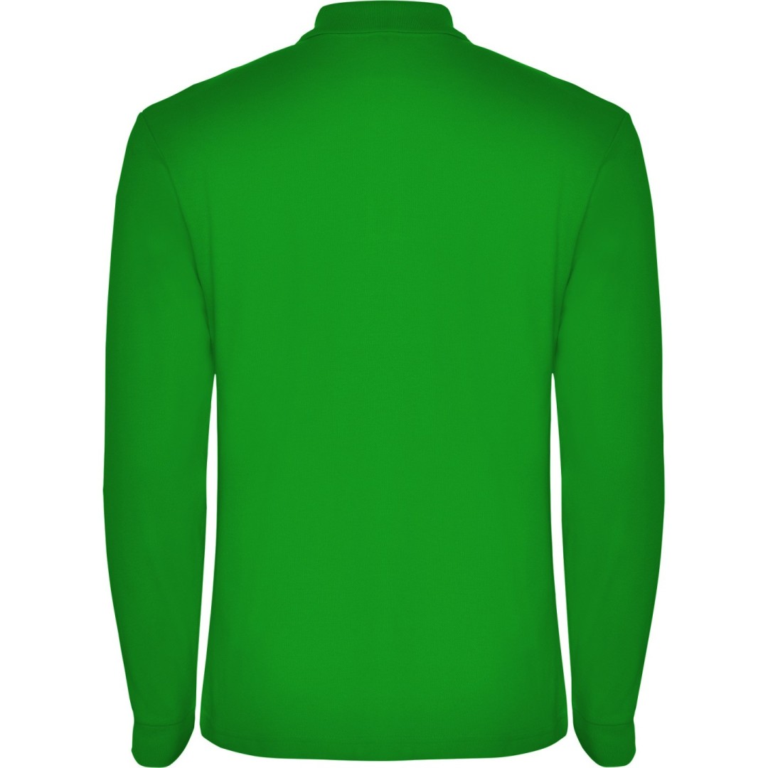 Polo Hombre Manga Larga 100% Algodón Piqué...