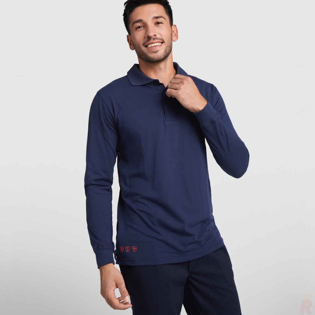 Polo Ignífugo Trabajo Manga Larga Unisex SANTANA