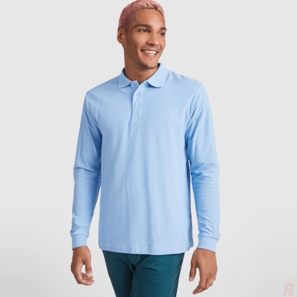 Polo Infantil Manga Larga 100% Algodón Piqué ESTRELLA L/S