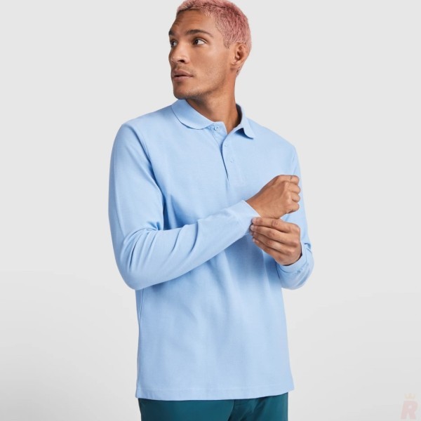 Polo Infantil Manga Larga 100% Algodón Piqué ESTRELLA L/S