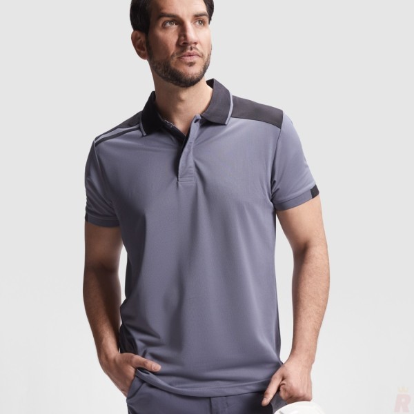 Polo Laboral Técnico Combinado Antibacterial Unisex SAMURAI