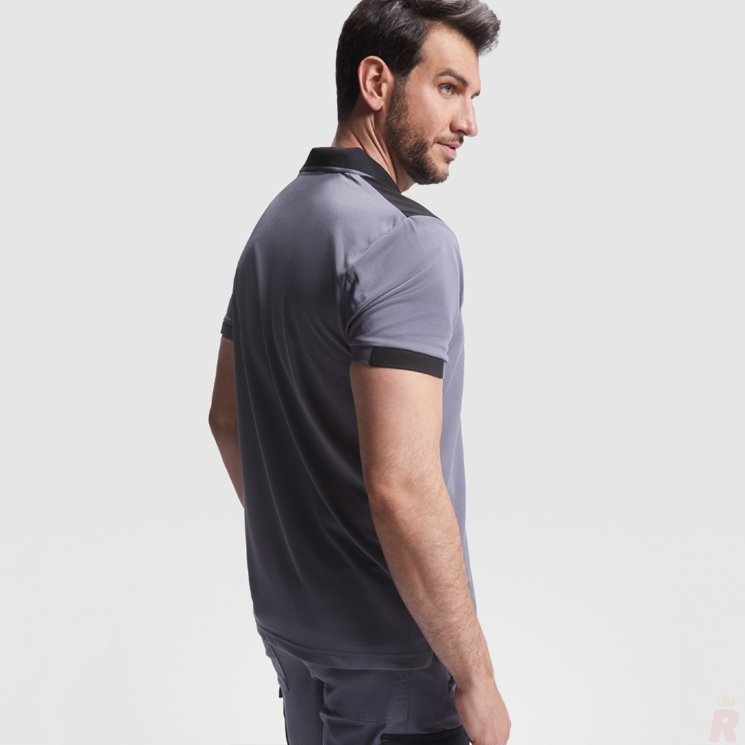 Polo Laboral Técnico Combinado Antibacterial...