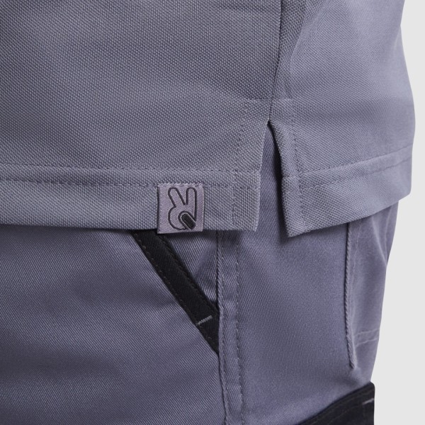 Polo Laboral Técnico Combinado Antibacterial Unisex SAMURAI