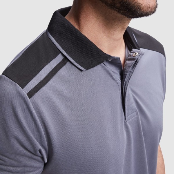 Polo Laboral Técnico Combinado Antibacterial Unisex SAMURAI