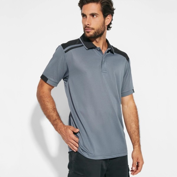 Polo Laboral Técnico Combinado Antibacterial Unisex SAMURAI