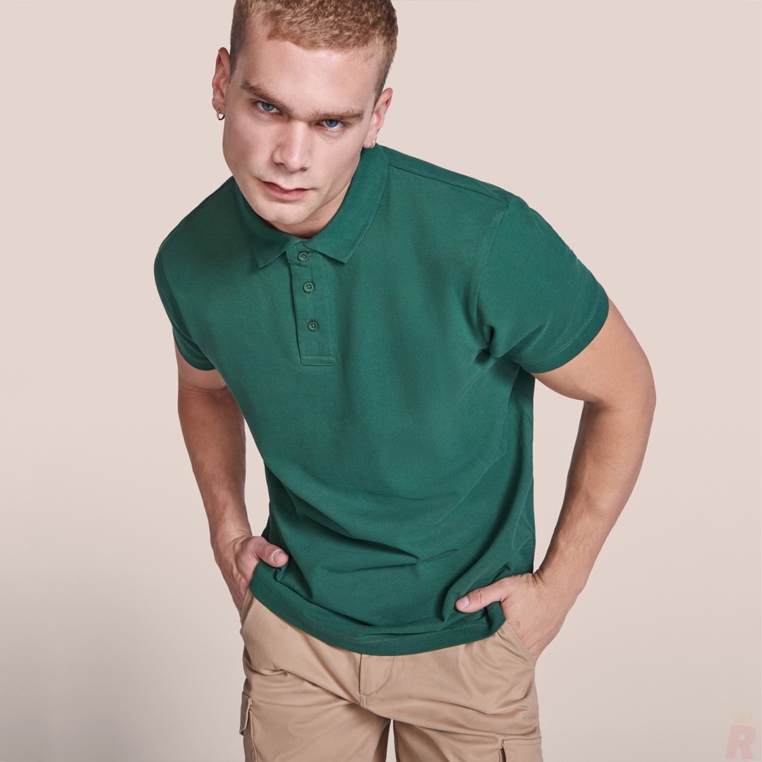 Polo Manga Corta Hombre 100% Algodón Peinado...