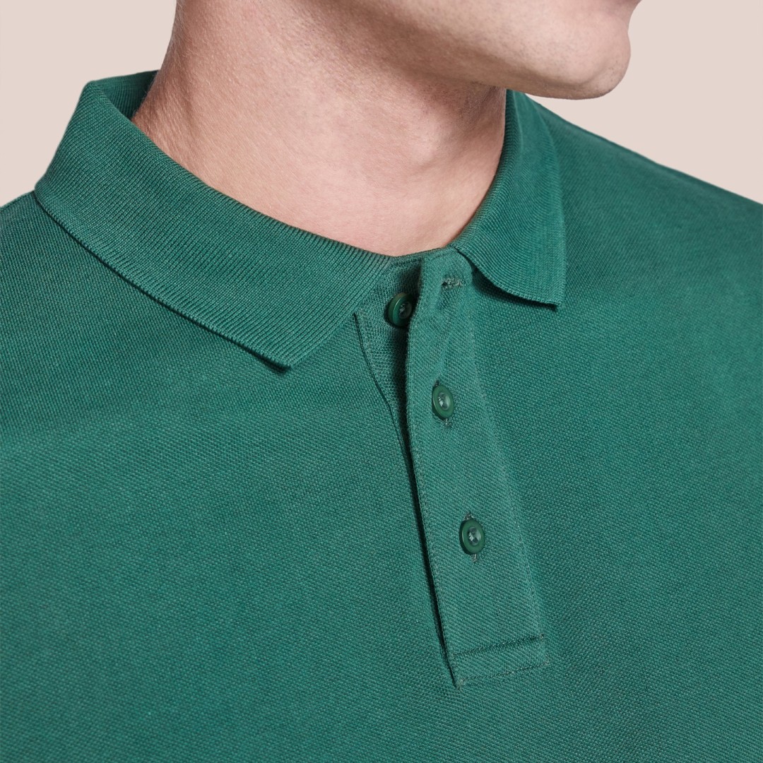 Polo Manga Corta Hombre 100% Algodón Peinado...