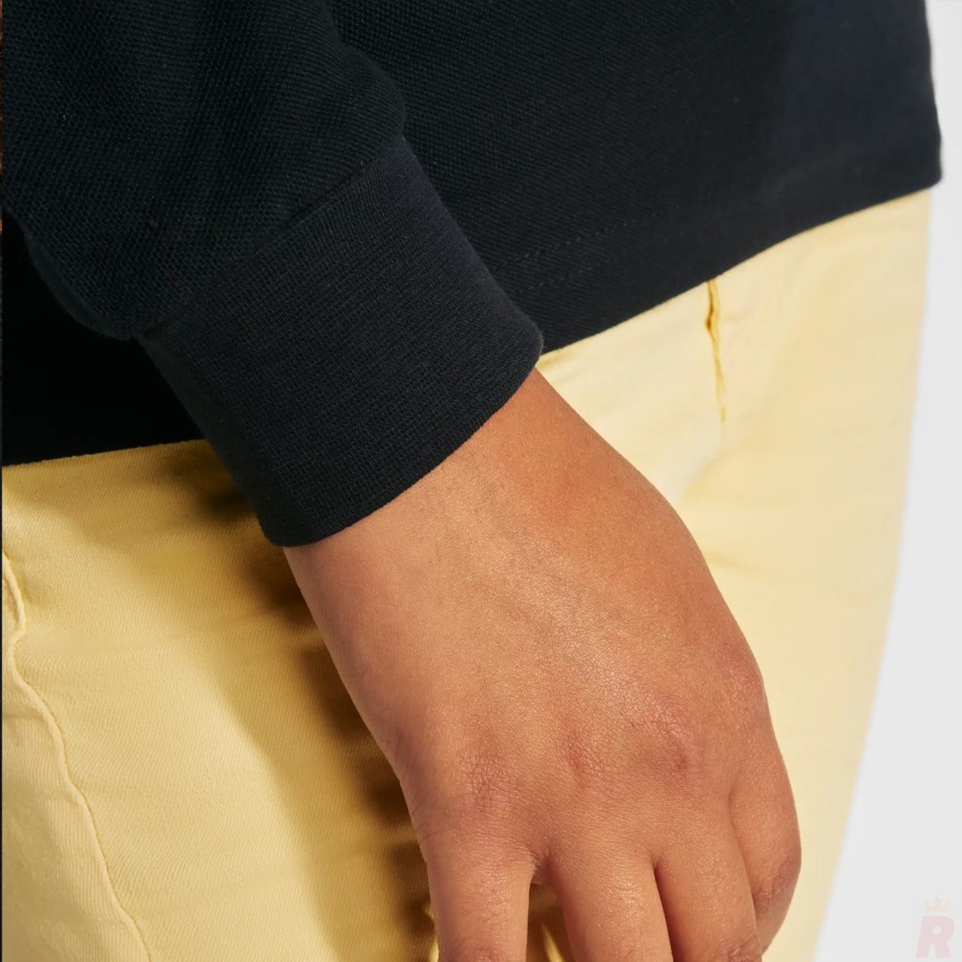 Polo Mujer Entallado Manga Larga 100% Algodón...