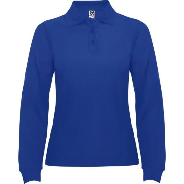 Polo Mujer Entallado Manga Larga 100% Algodón Piqué ESTRELLA WOMAN L/S