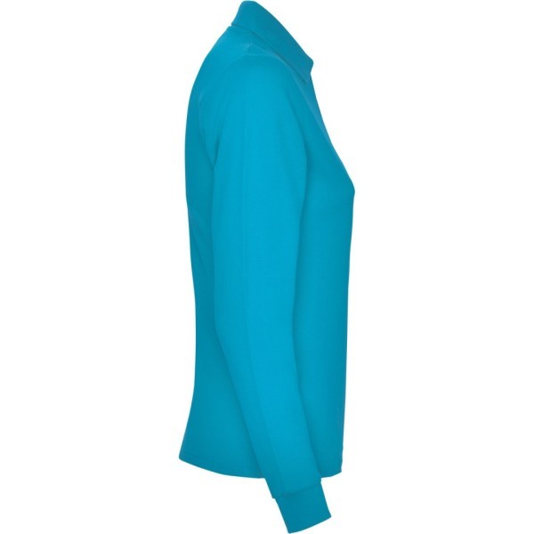 Polo Mujer Entallado Manga Larga 100% Algodón Piqué ESTRELLA WOMAN L/S