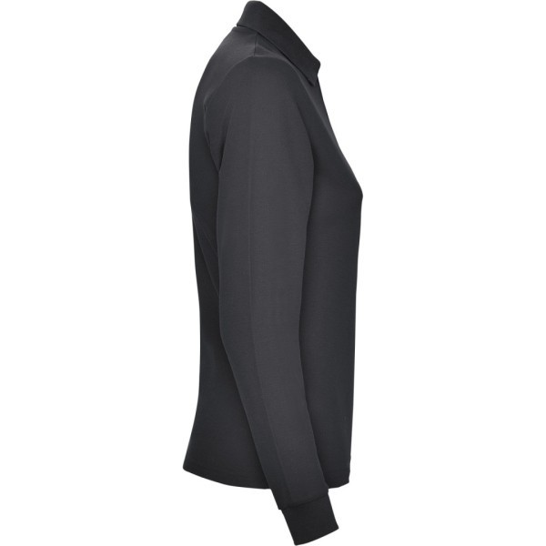 Polo Mujer Entallado Manga Larga 100% Algodón Piqué ESTRELLA WOMAN L/S