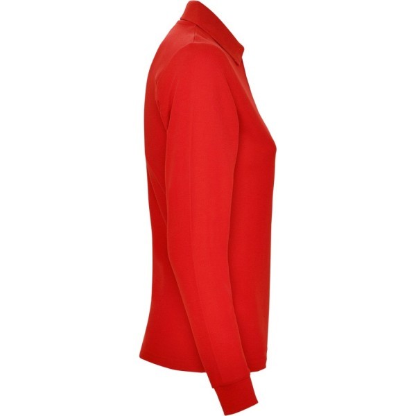 Polo Mujer Entallado Manga Larga 100% Algodón Piqué ESTRELLA WOMAN L/S