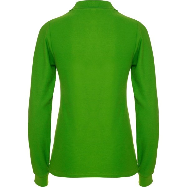 Polo Mujer Entallado Manga Larga 100% Algodón Piqué ESTRELLA WOMAN L/S