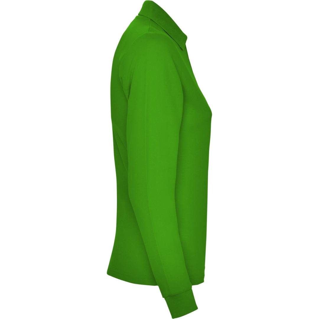 Polo Mujer Entallado Manga Larga 100% Algodón...