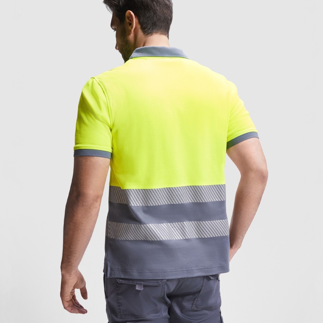 Polo Técnico Alta Visibilidad Hombre Manga...