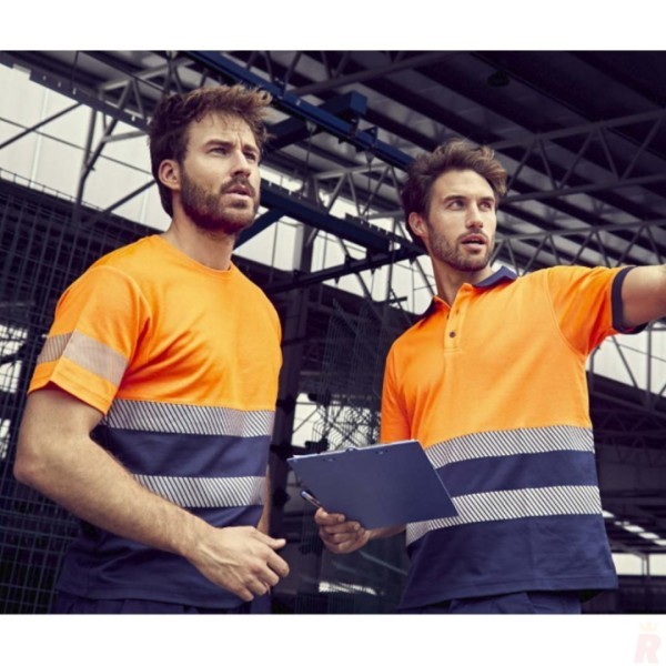 Polo Técnico Alta Visibilidad Hombre Manga Corta ATRIO